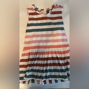 Matilda Jane Striped Tank Top in Pink, Green, and Cream